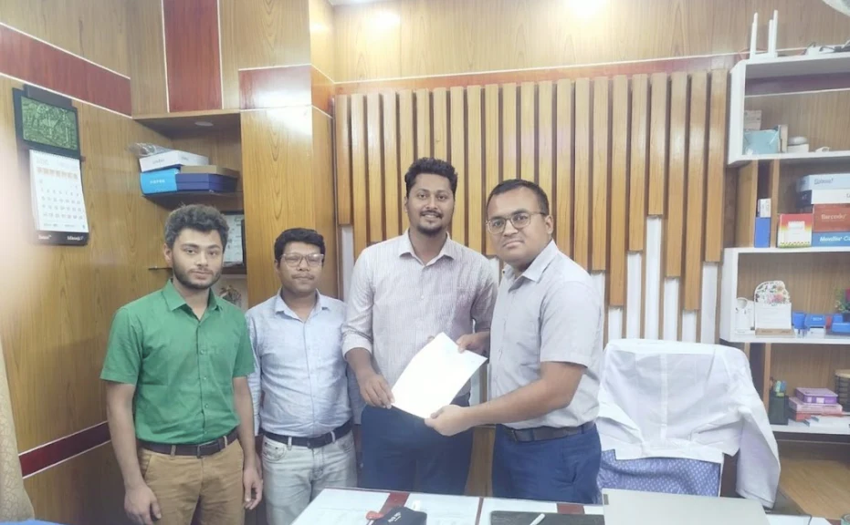 MacroHealthPlus representatives completing a healthcare software implementation handover