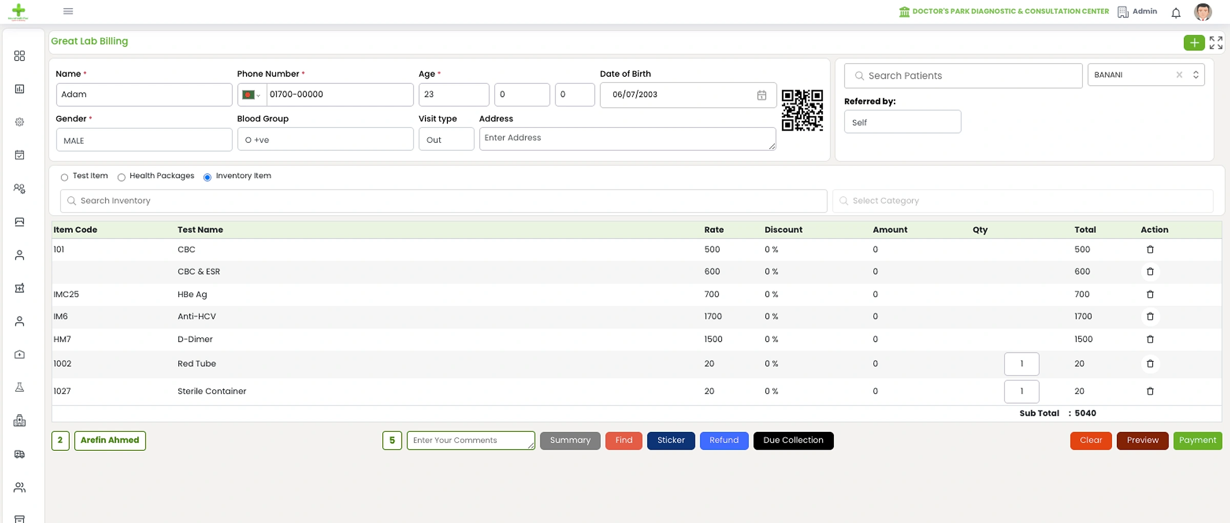 LabAgent: Payment aligned with the request